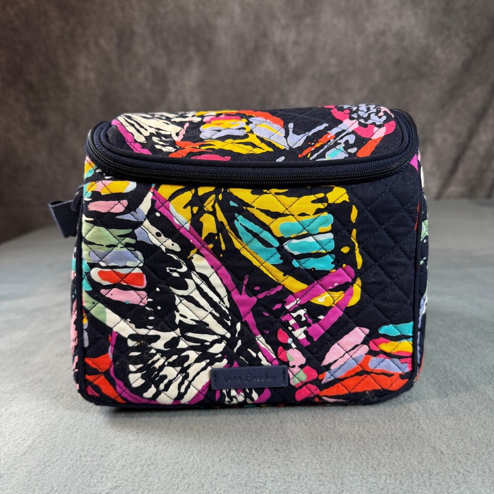 Vera Bradley Lunch Bunch Bag Butterfly Flutter Quilted Lunch Tote 22881-I81